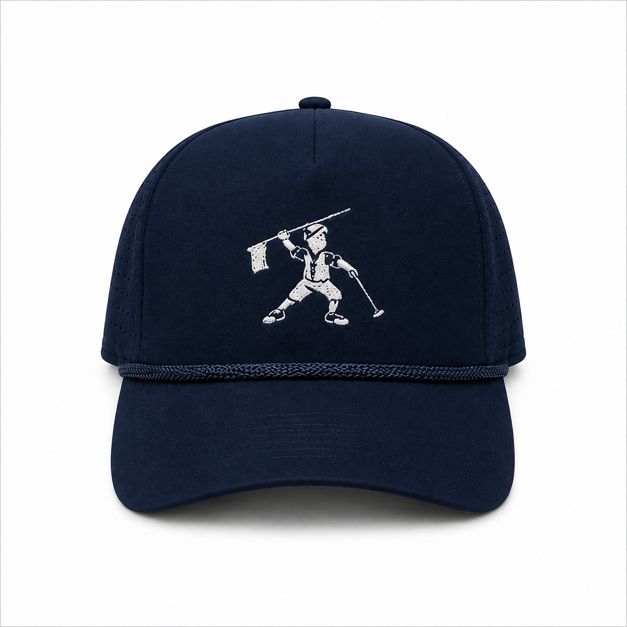 Mac Caddy Performance Rope Hat – Navy Golf Hat