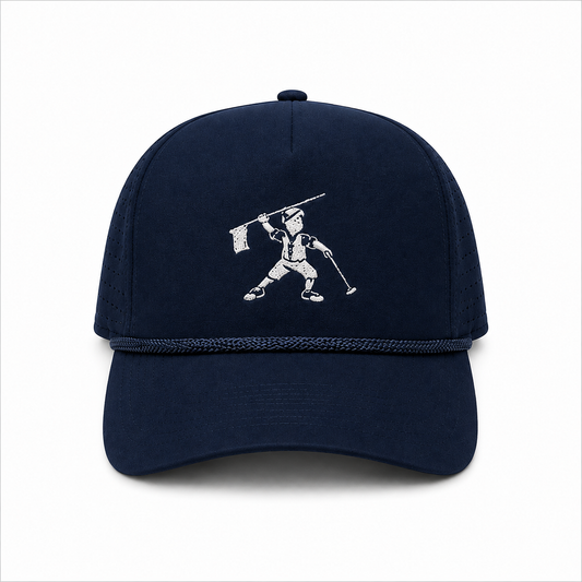 Mac Caddy Performance Rope Hat – Navy Golf Hat