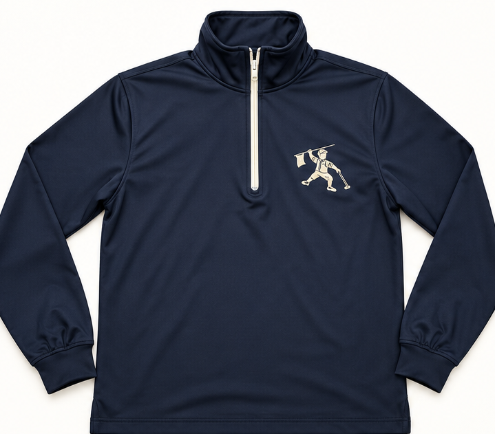 Navy Signature Quarter-Zip front