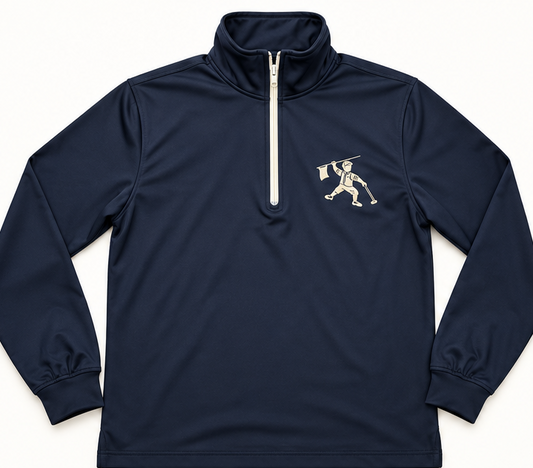 Navy Signature Quarter-Zip front