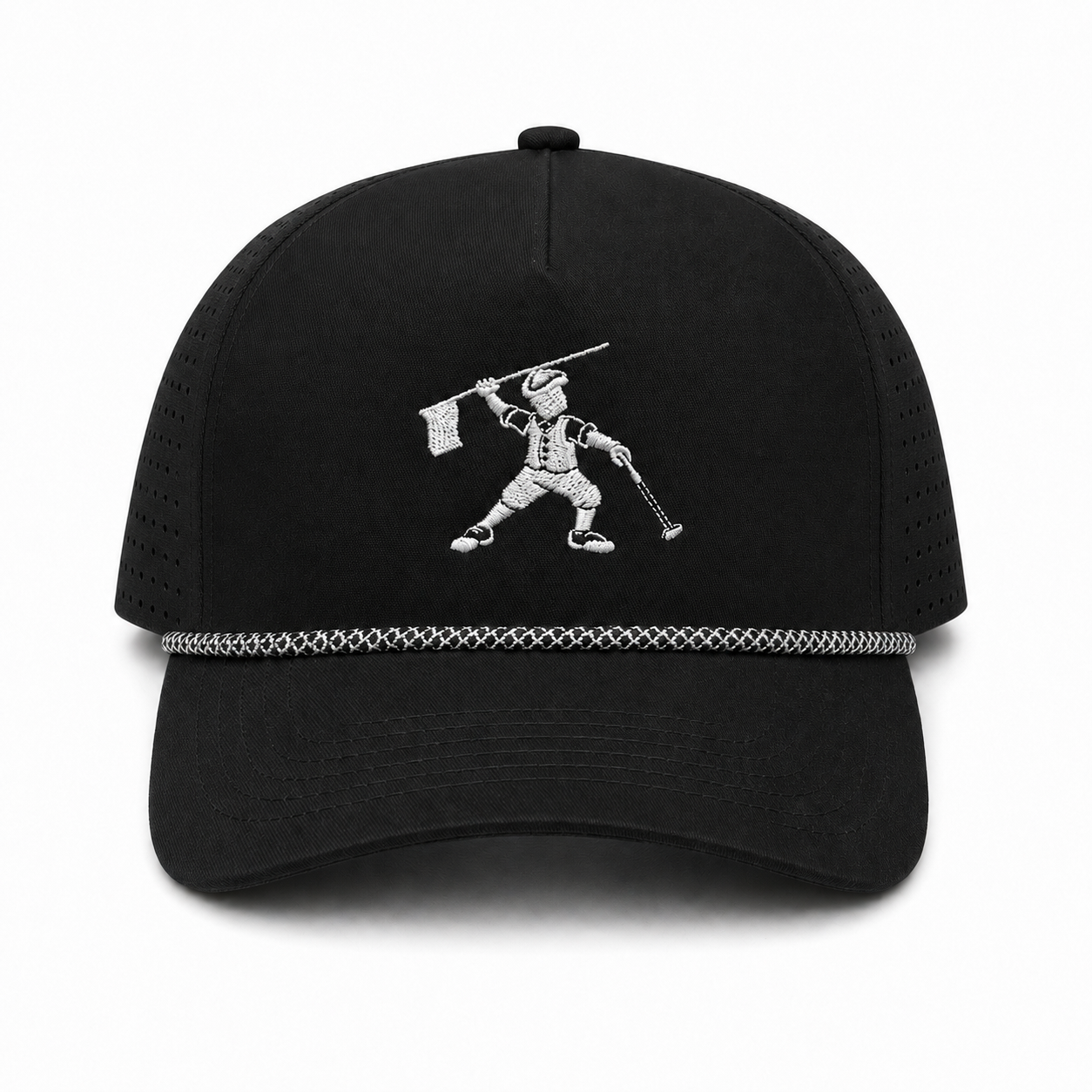 Mac Caddy Performance Rope Hat – Black