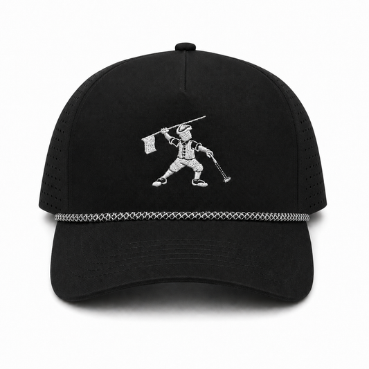 Mac Caddy Performance Rope Hat – Black