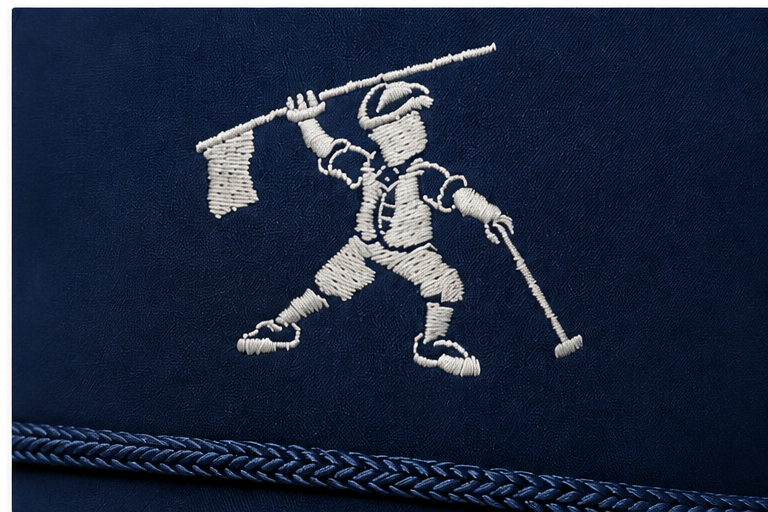 Mac Caddy Performance Rope Hat – Navy Golf Hat
